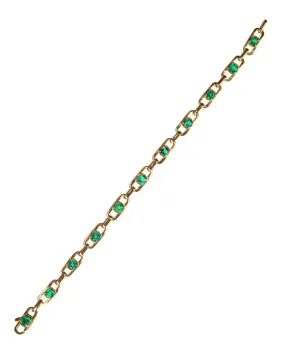 Emerald Link Bracelet