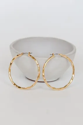 Emmie Gold Hoop Earrings