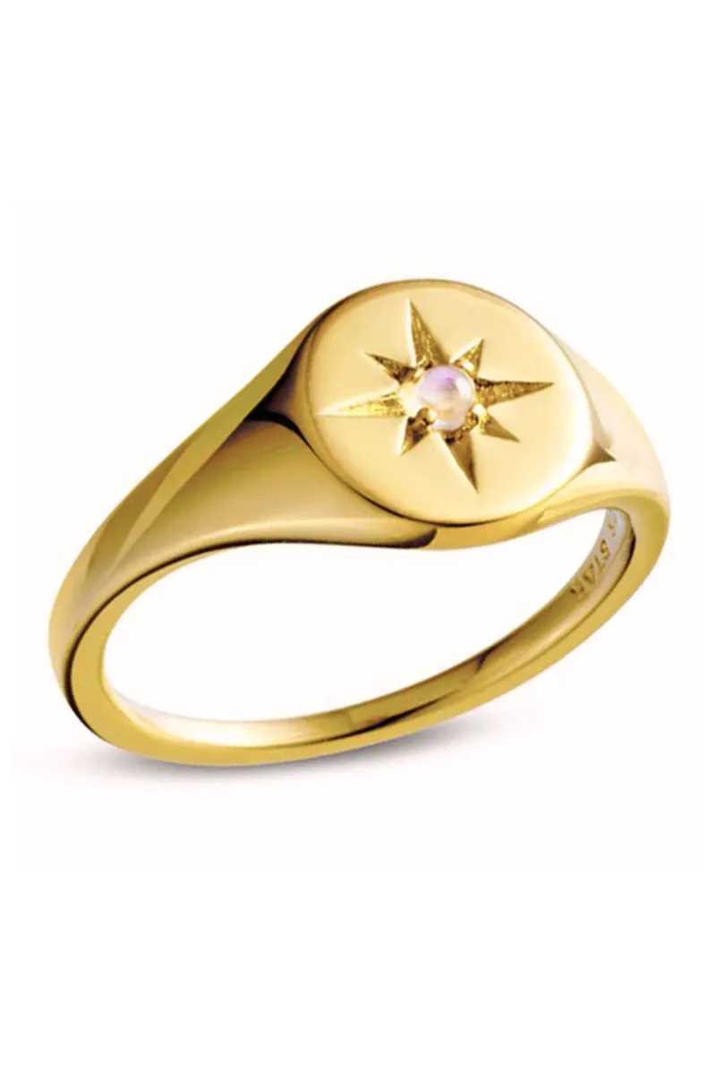 Enchanted Gold Signet Ring