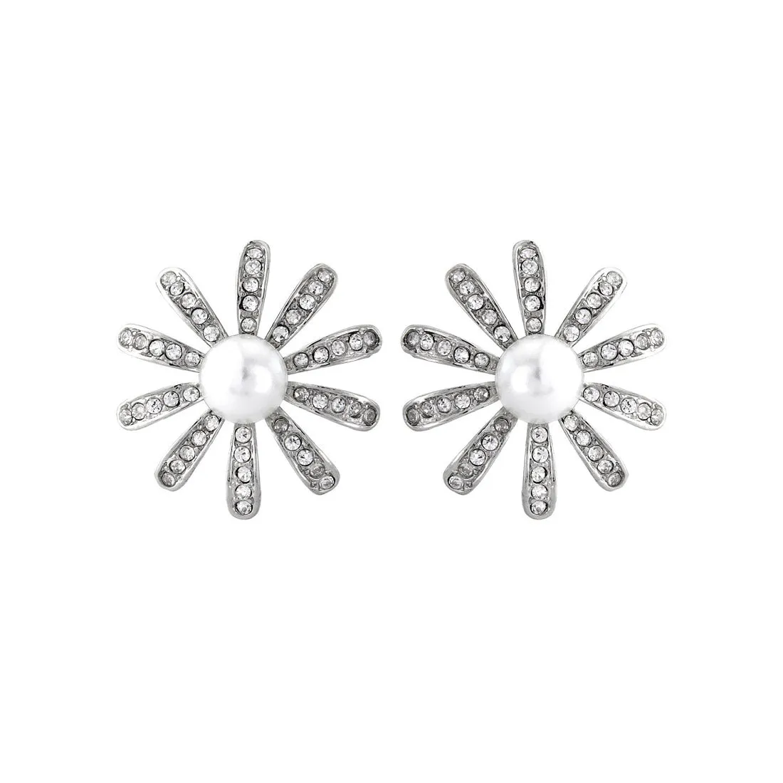 Enchanting Daisy Clip On Earrings