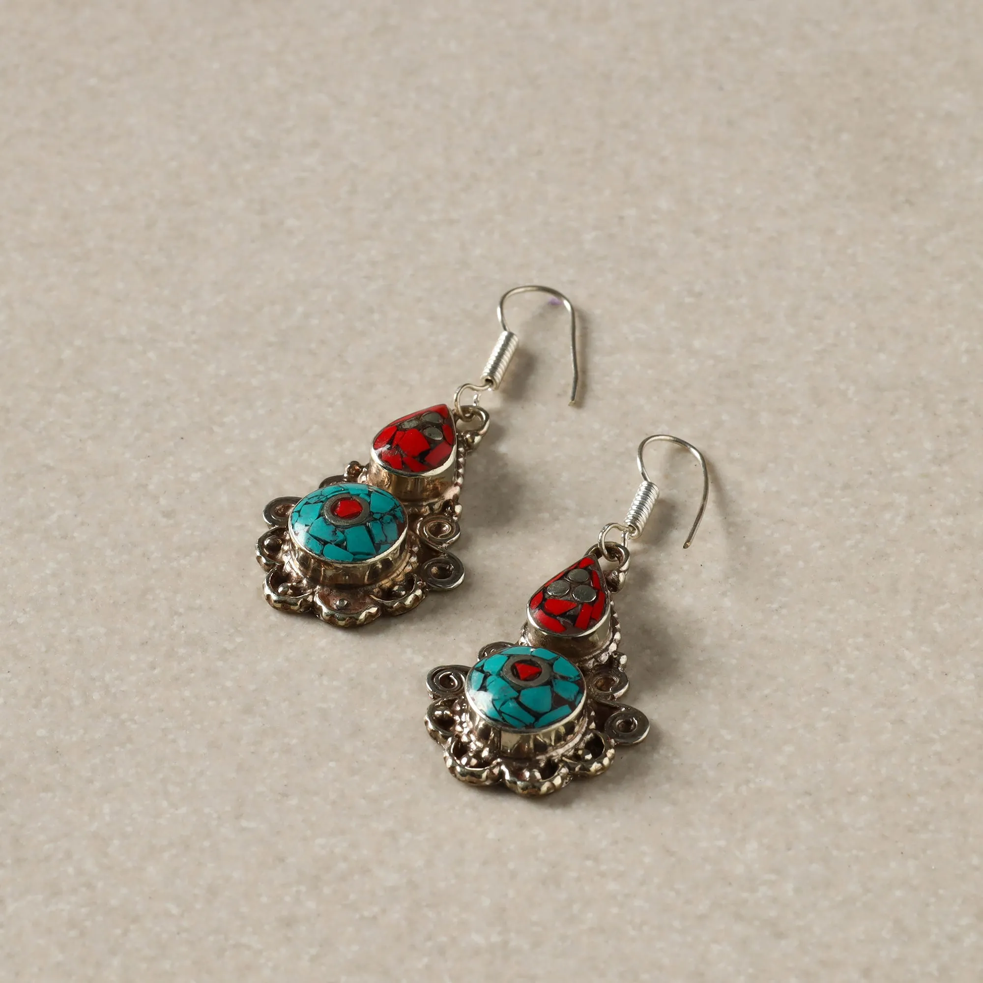 Ethnic Tribal Tibetan Earrings from Himalaya 28