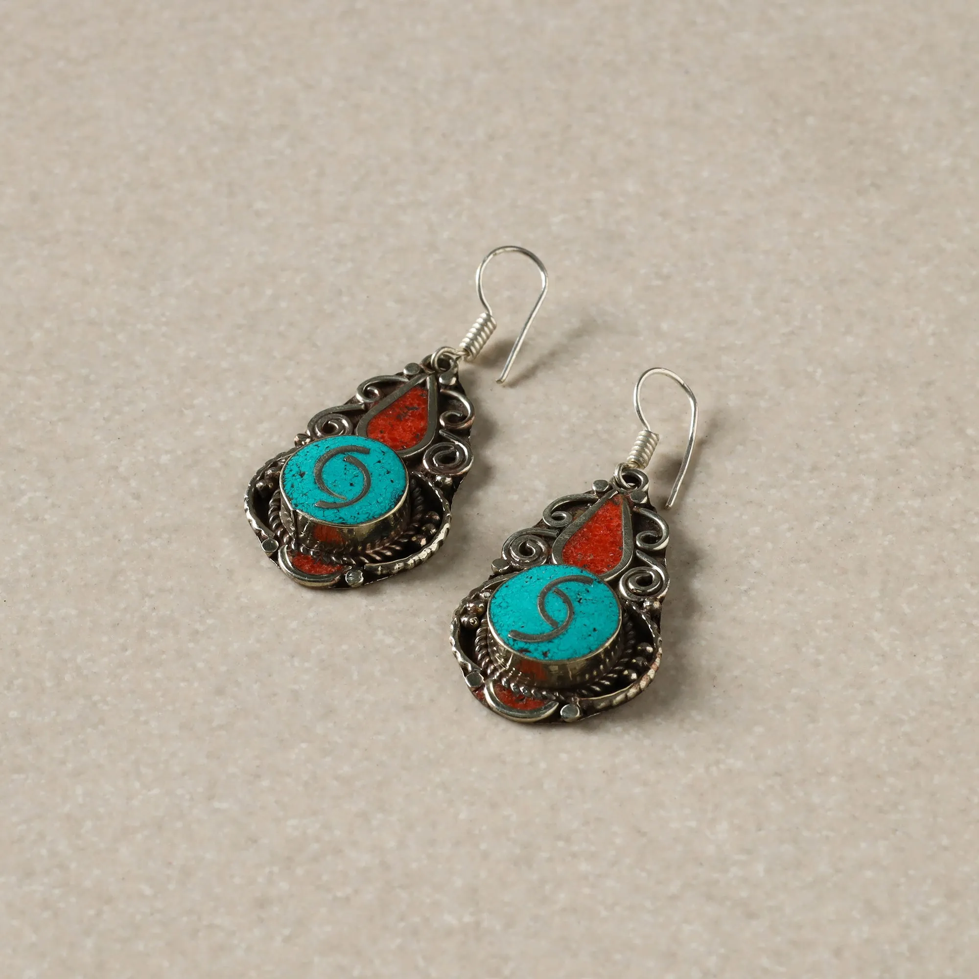 Ethnic Tribal Tibetan Earrings from Himalaya 39