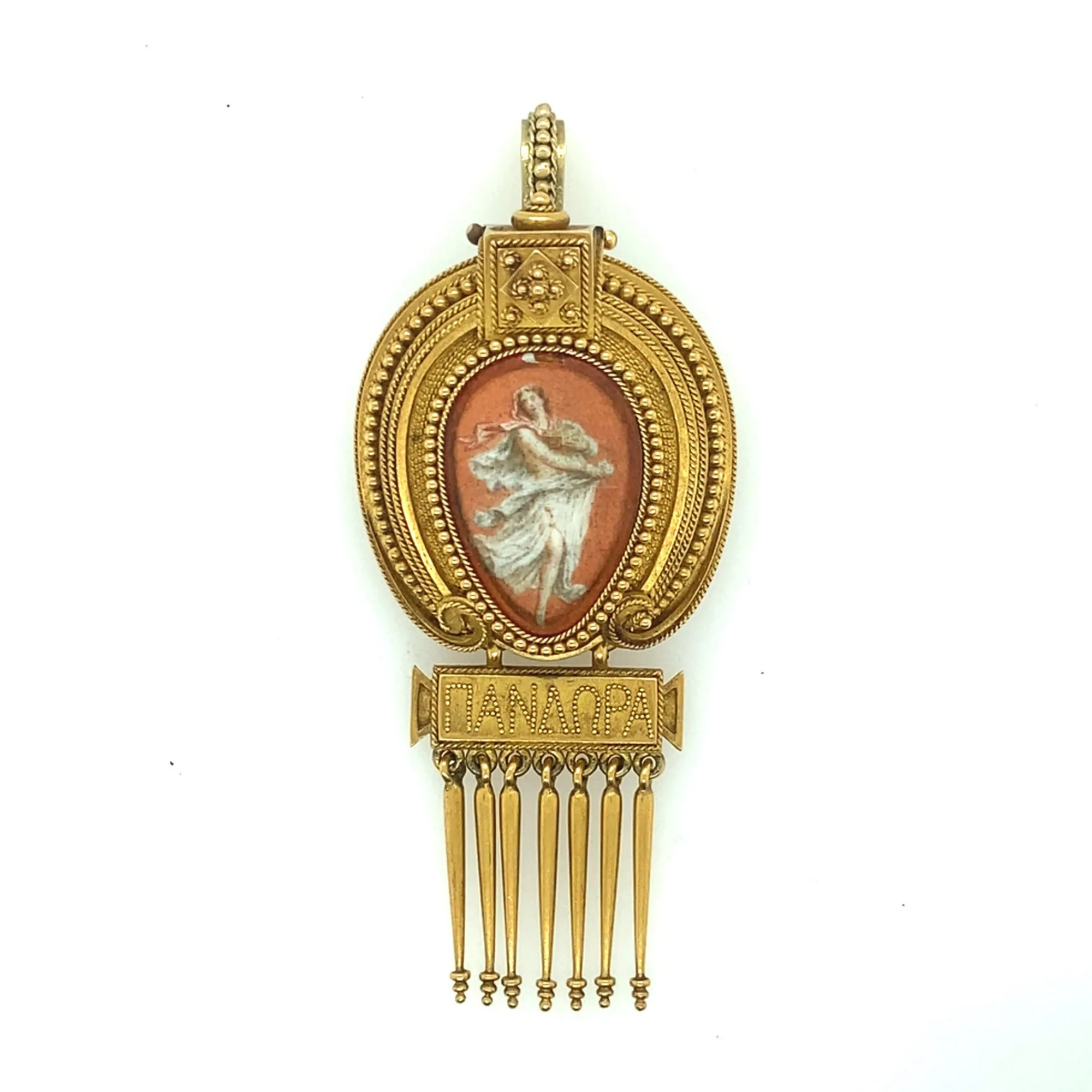 Eugene Fontenay gold parure