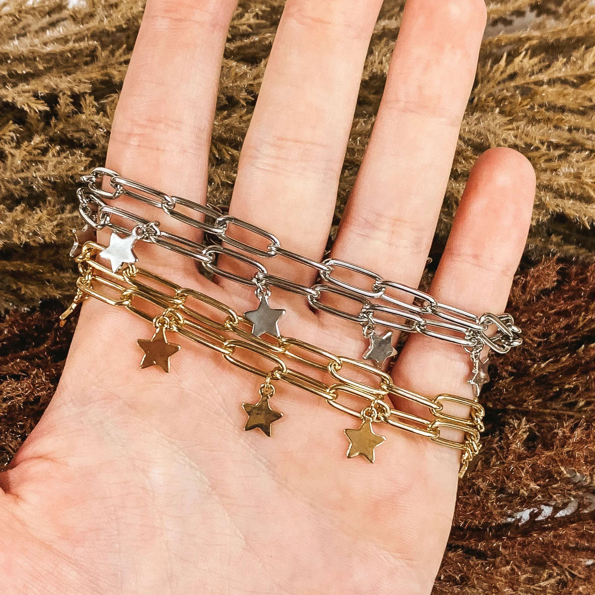 Even the Stars Fall for You Bracelet in Silver