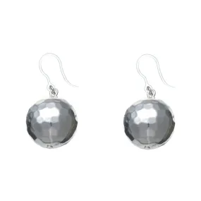 Exaggerated Disco Ball Dangles Hypoallergenic Earrings for Sensitive Ears Made with Plastic Posts