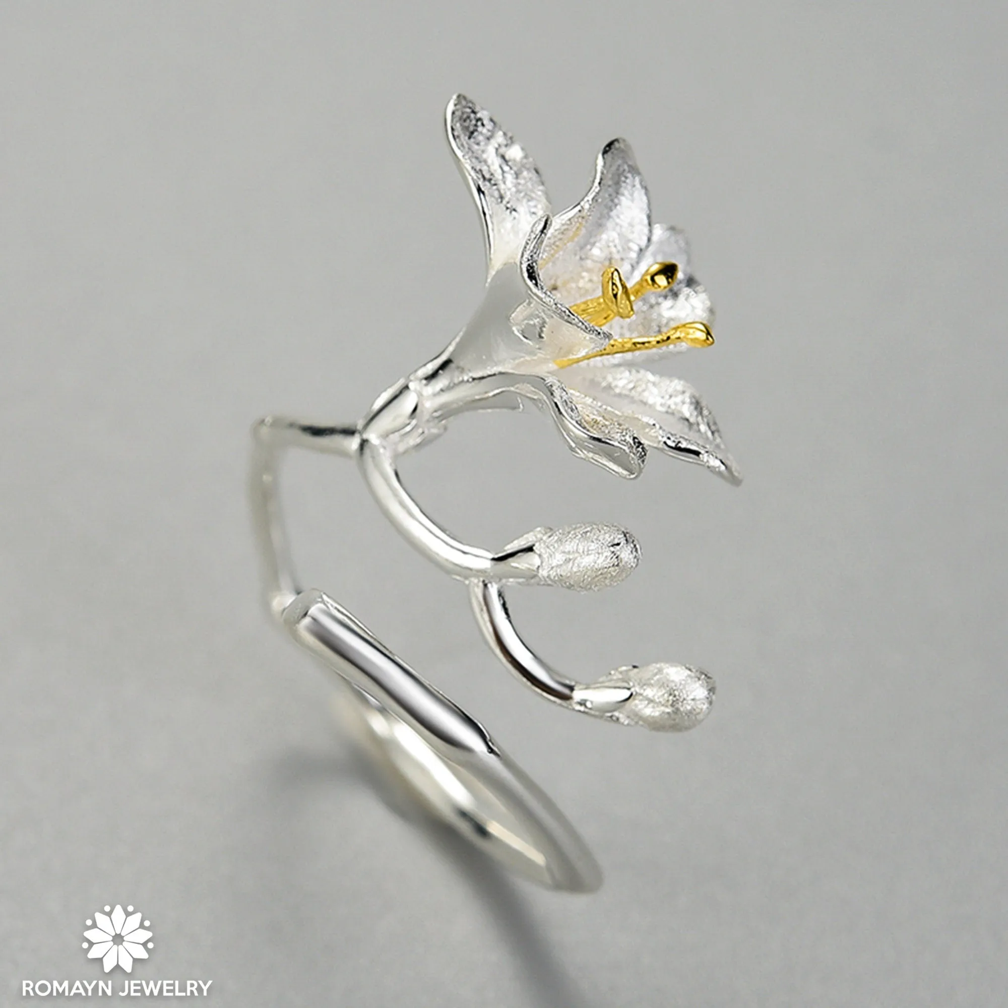 Freesia Flower Ring