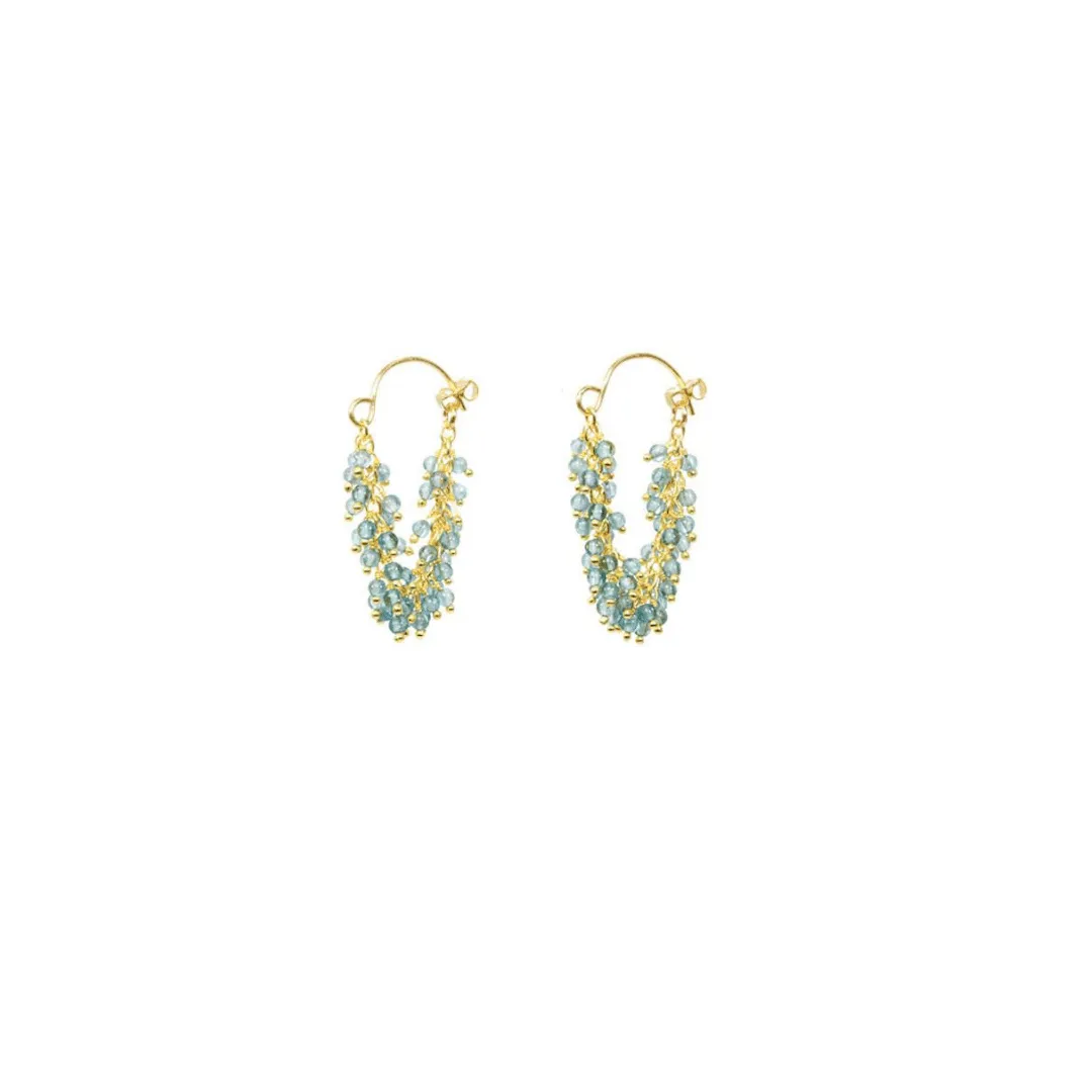 Fringe Hoop Earrings | Catherine Weitzman Jewelry