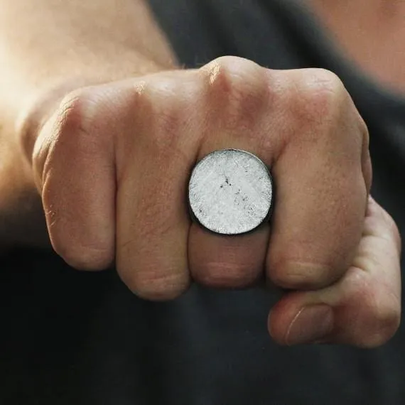 Full Moon Ring | Roman Numerals