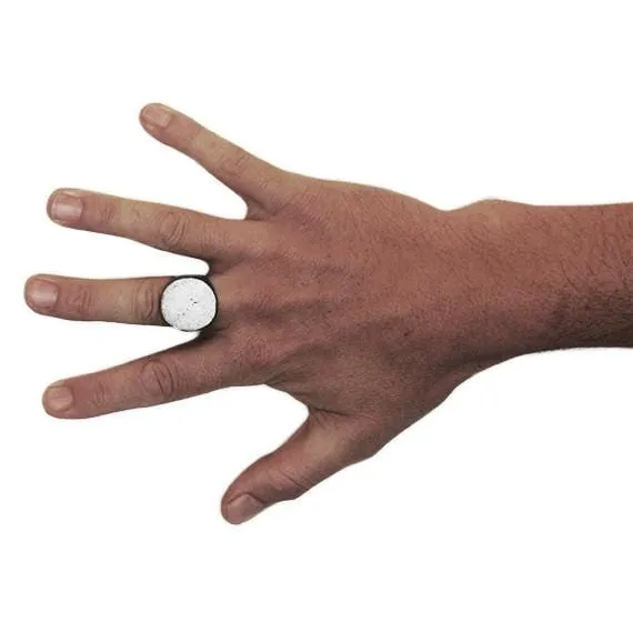 Full Moon Ring | Roman Numerals