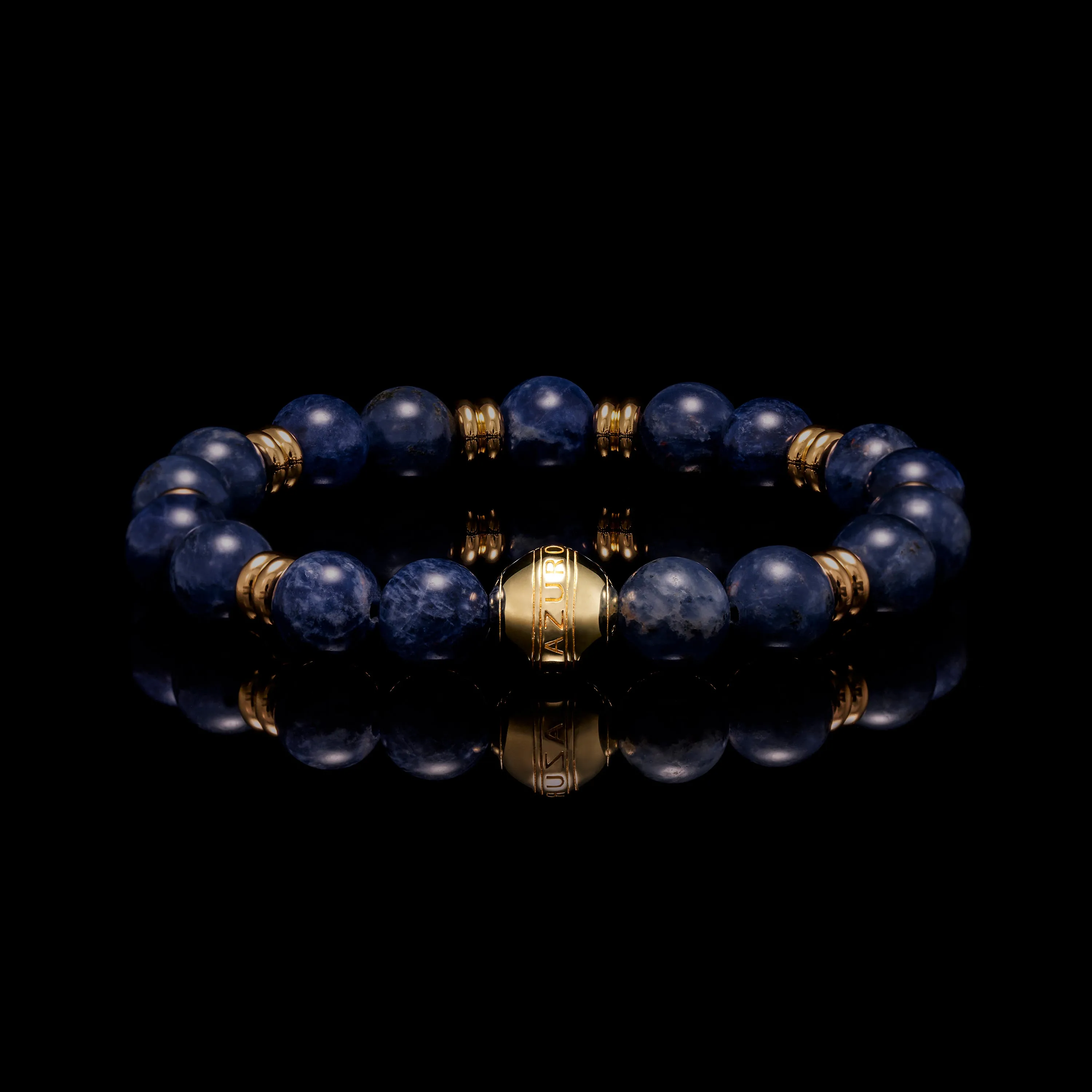 Gold Sodalite Chakra Bracelet