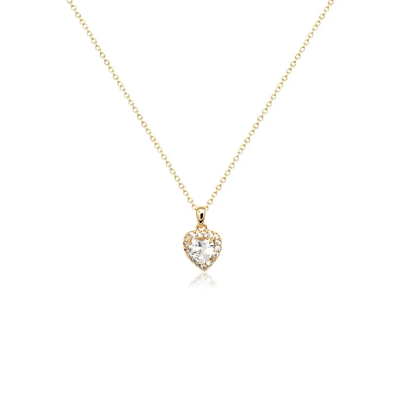 Heart Cubic Zirconia Necklace