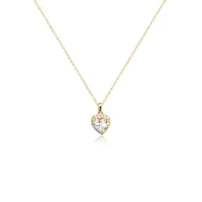 Heart Cubic Zirconia Necklace