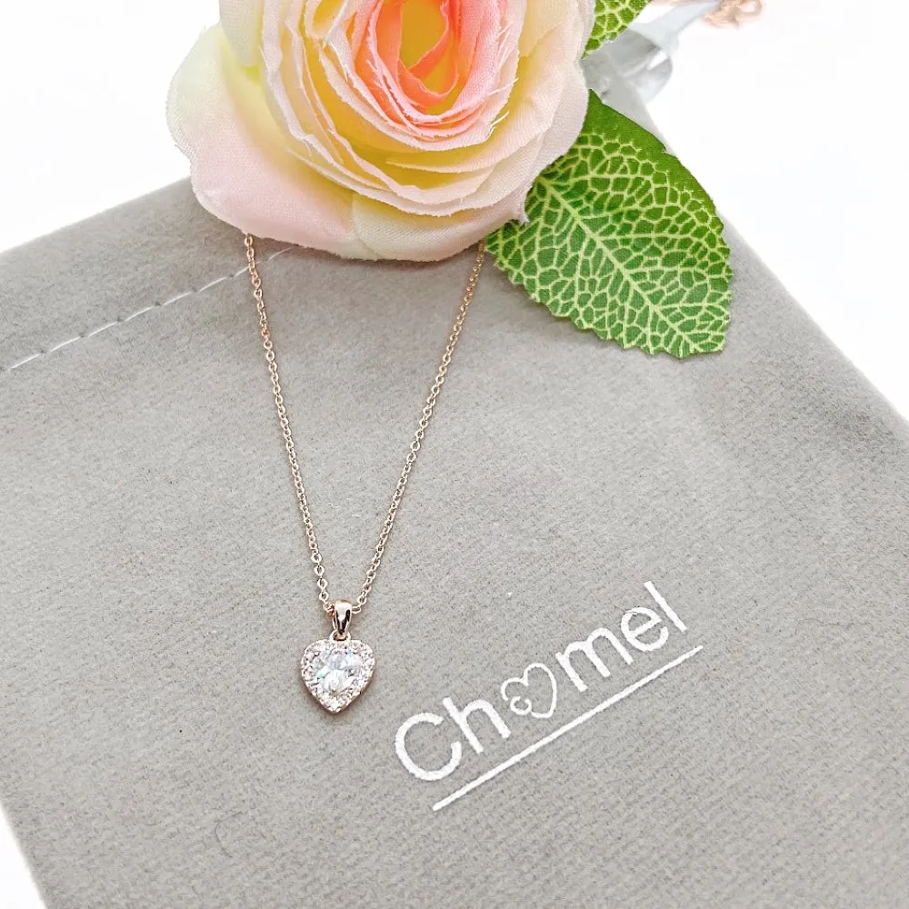 Heart Cubic Zirconia Necklace