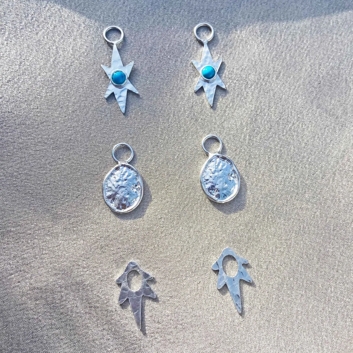 Hendrix Charm Set Silver