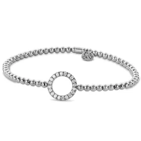 Hulchi Belluni 'Tresore' Open Diamond Circle Stretch Bracelet (21367)