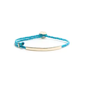 ID Signature Bracelet in Turquoise Fleck