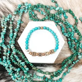 Inner Peace Bracelet in Turquoise