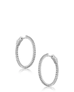 Inside Out Hoop Earring