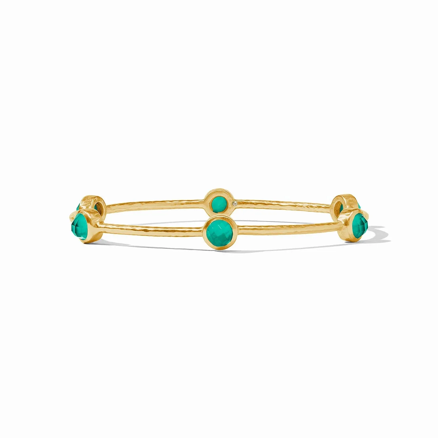 Julie Vos Milano Lux Bangle - Iridescent Emerald