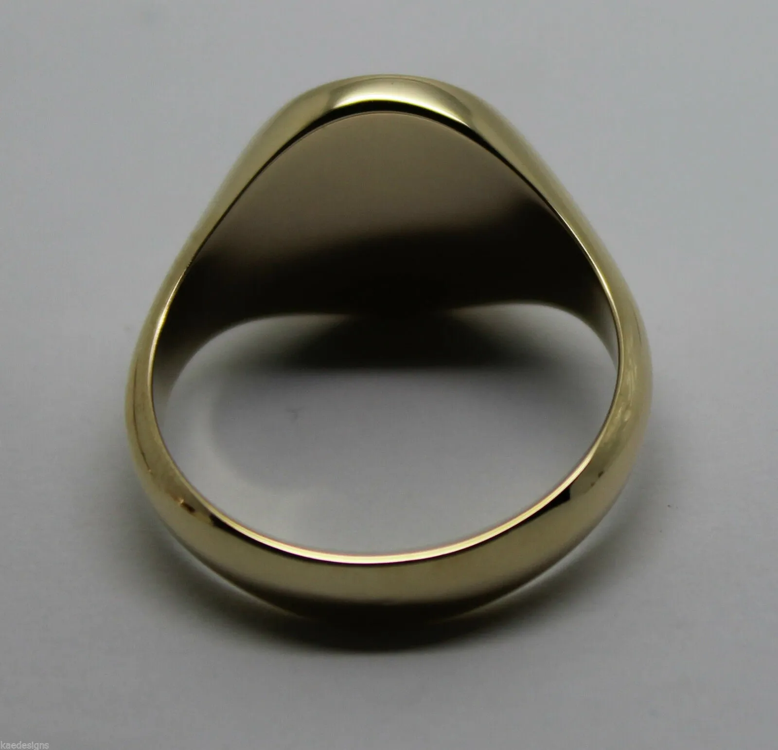 Kaedesigns, New Genuine New 9ct 9Kt Solid Heavy Gold Custom Made Id Initial Ring