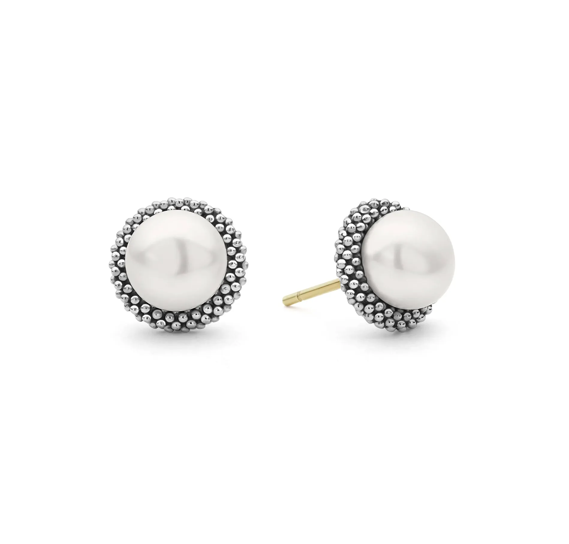 LAGOS Luna Caviar Pearl Stud Earrings