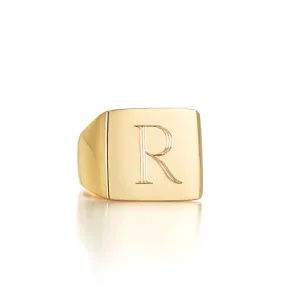 LANA SQUARE SIGNET RING