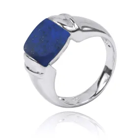 Lapis  Gemstone Ring