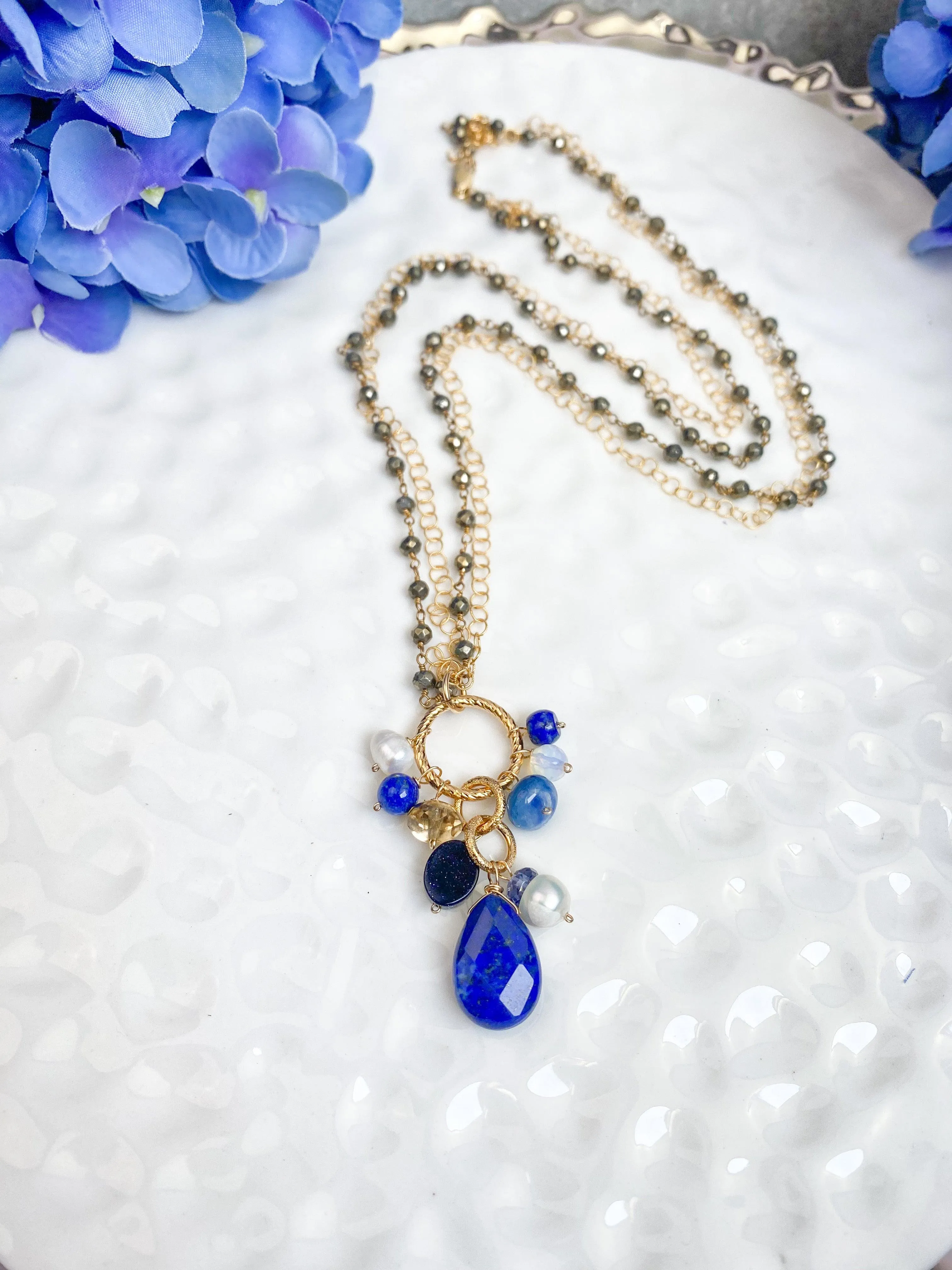 Lapis Jeannie Necklace