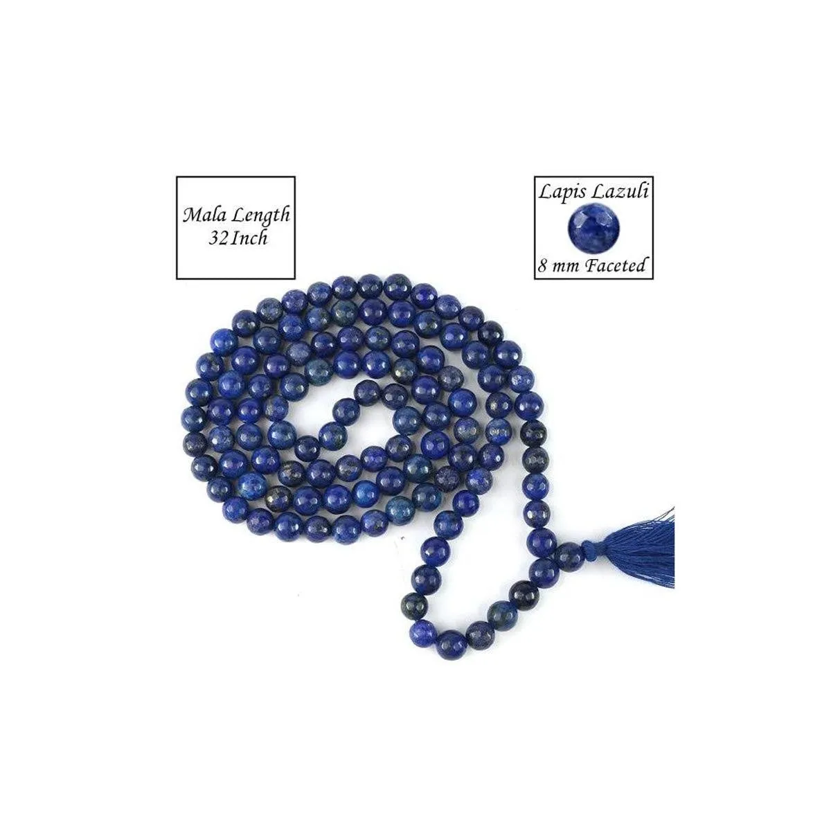 Lapis Lazuli Bead Mala