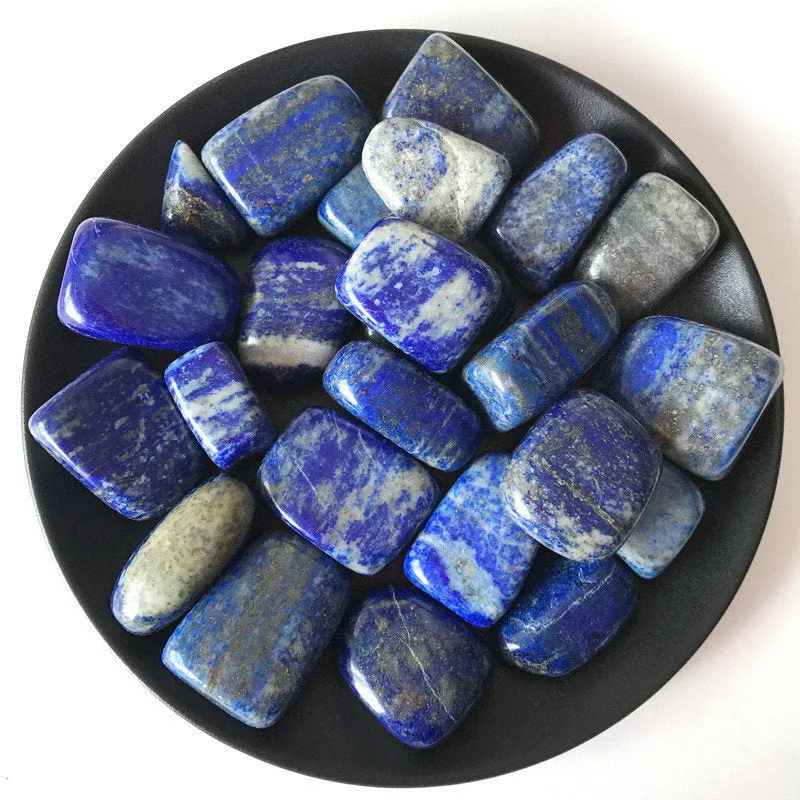 Lapis Lazuli Tumbled Stone - Throat Chakra Stone - Tumbled Lapis Lazuli - Healing Crystals and Stones - Lapis Lazuli Crystal - Gemstone