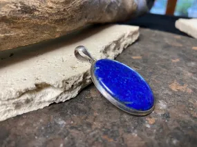 Lapis Oval Pendant