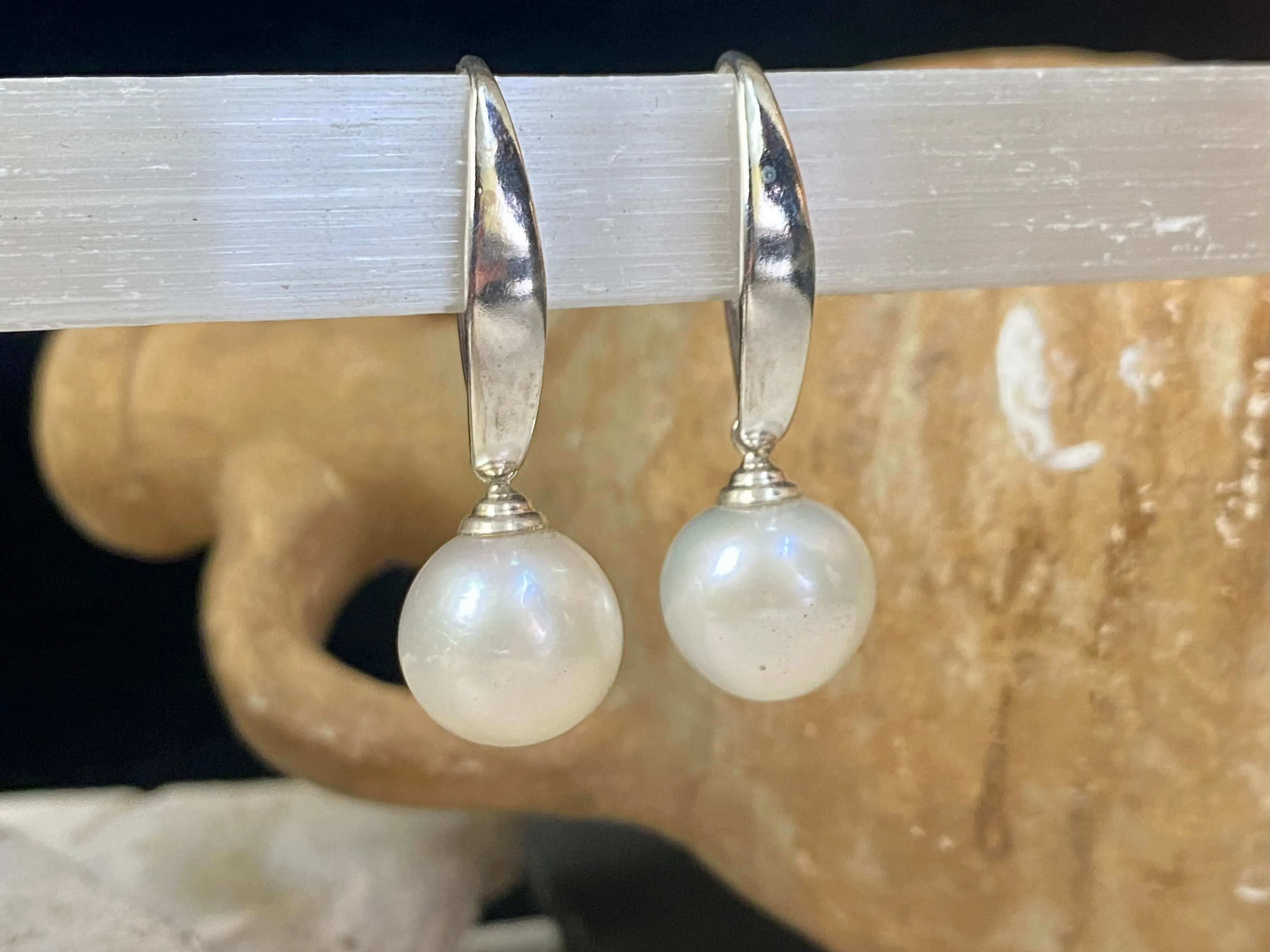 Large Pearl Earrings