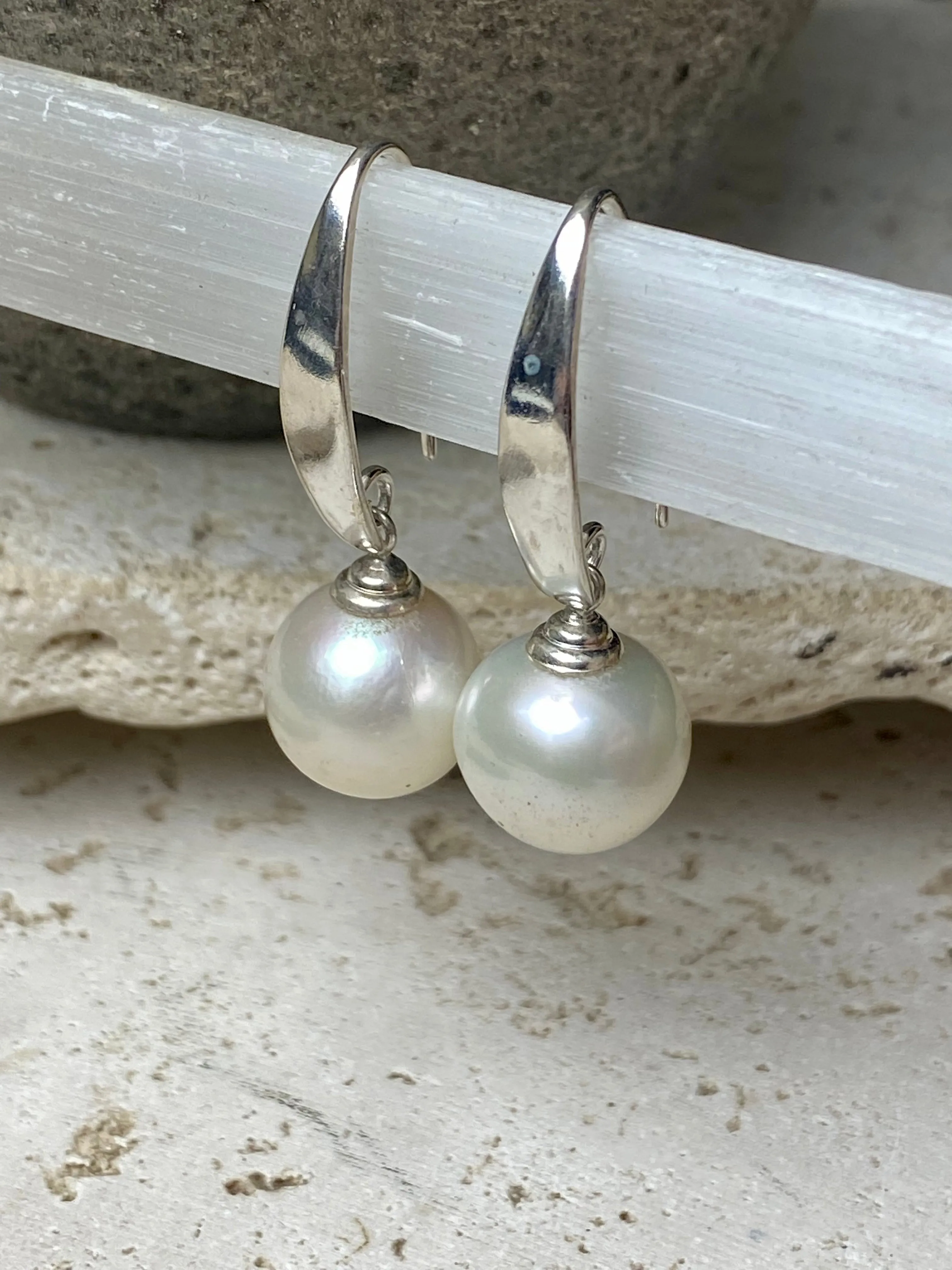 Large Pearl Earrings