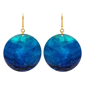 Lazuli Round Earrings