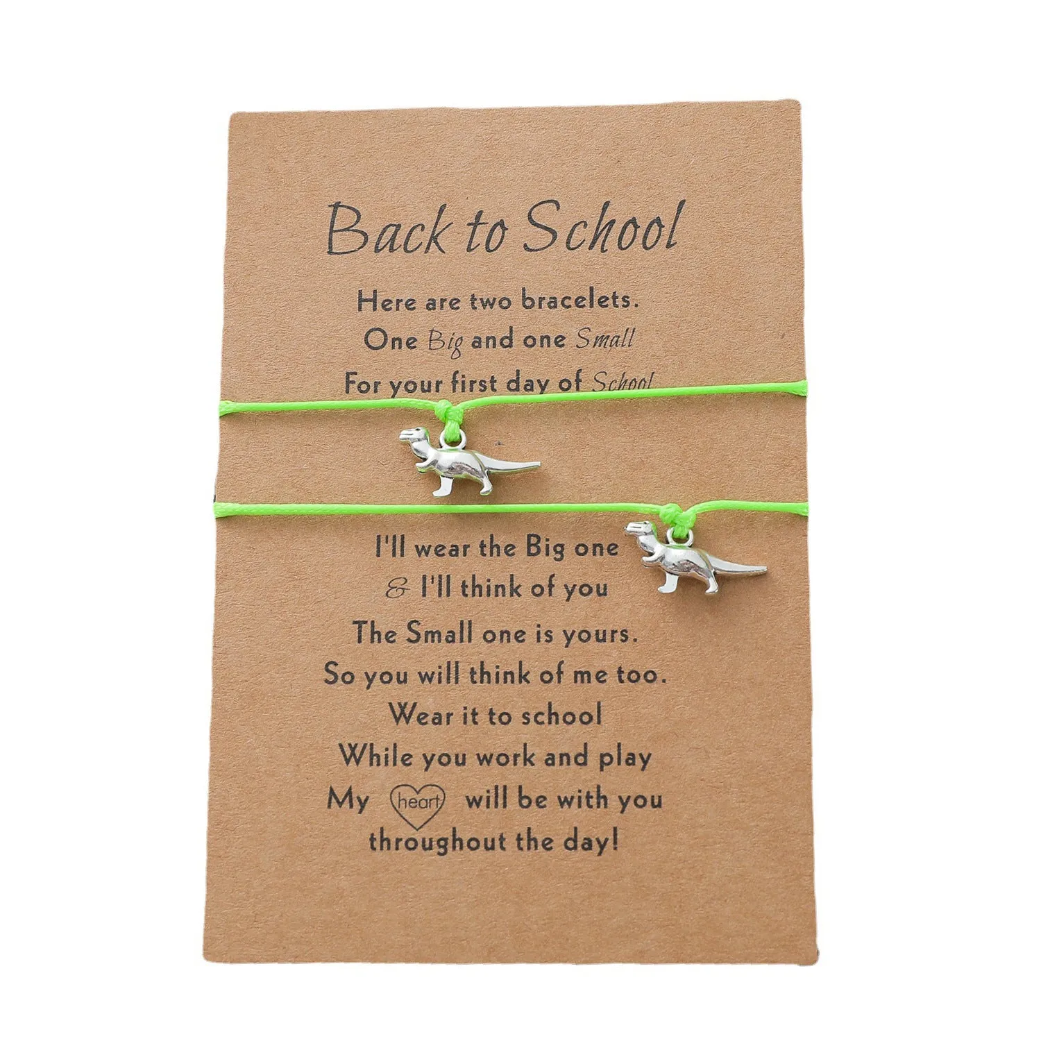 Little Dinosaur Opening Season Card Bracelet Personality