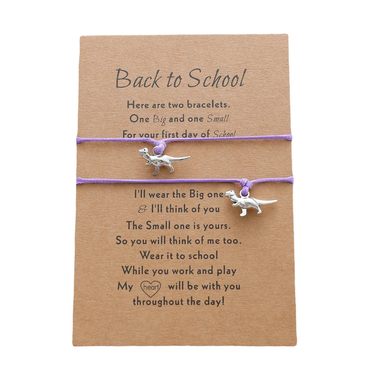 Little Dinosaur Opening Season Card Bracelet Personality