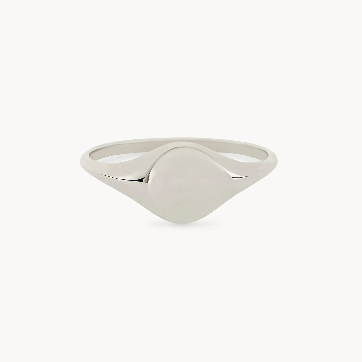 Loyalty signet ring - sterling silver, engravable