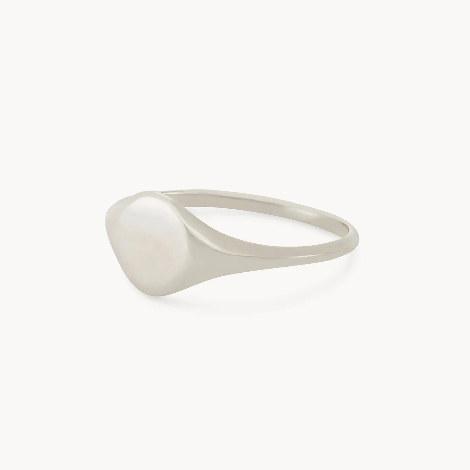 Loyalty signet ring - sterling silver, engravable