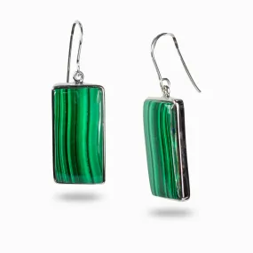 Malachite Drop Earrings