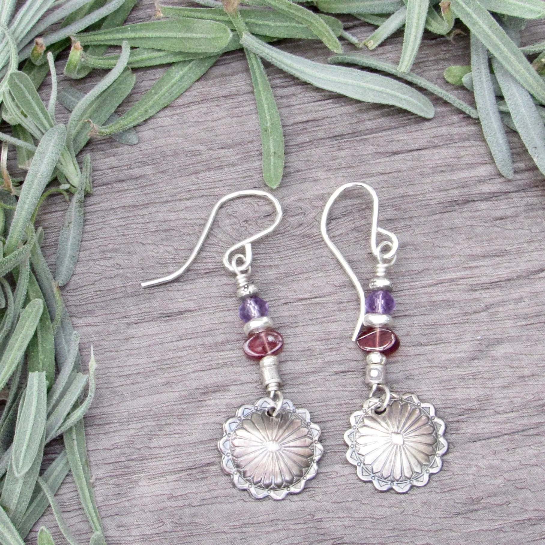 Mini Concho Earrings