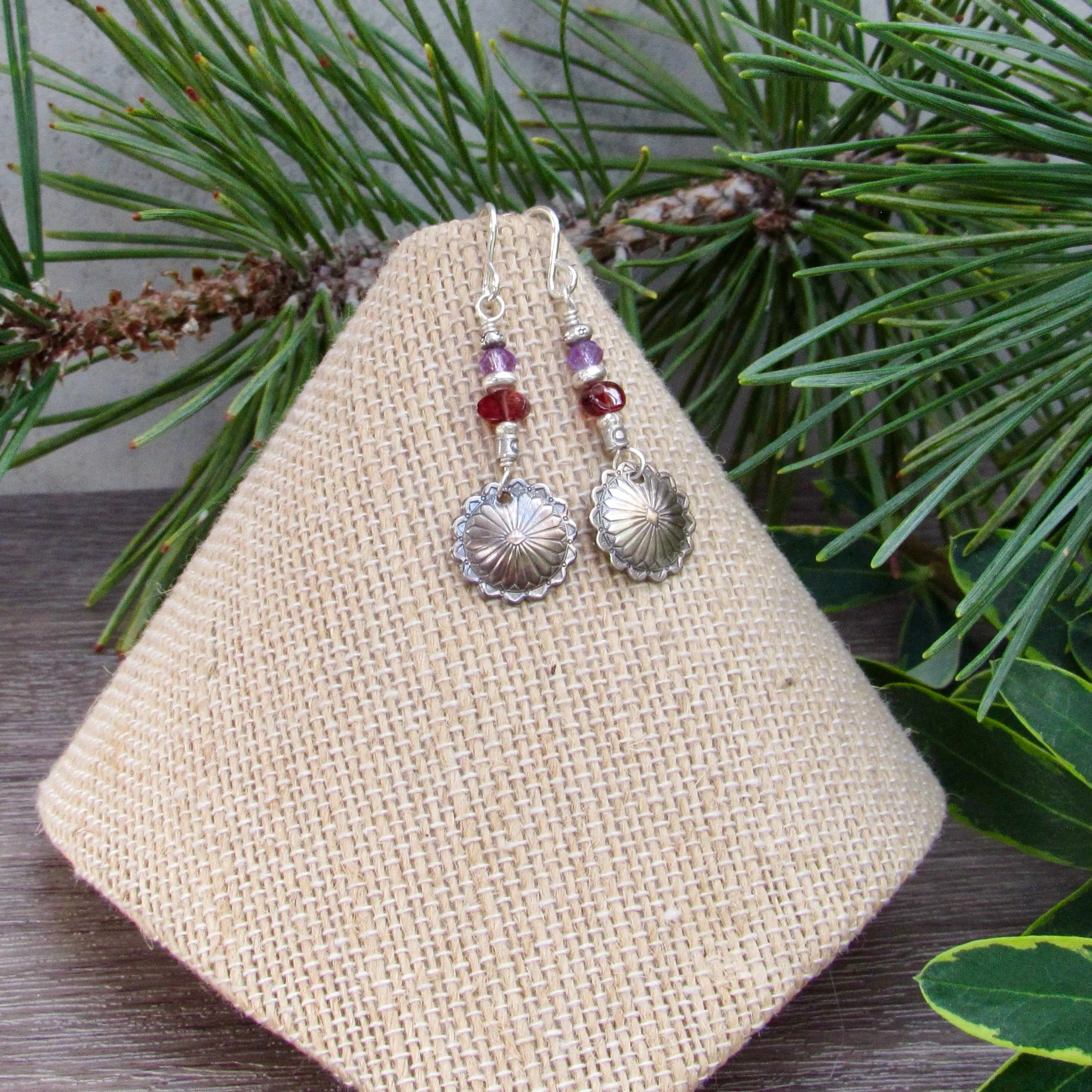 Mini Concho Earrings