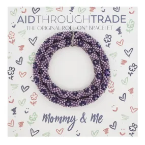 Mommy & Me Roll-On® Bracelets <br> Mauve