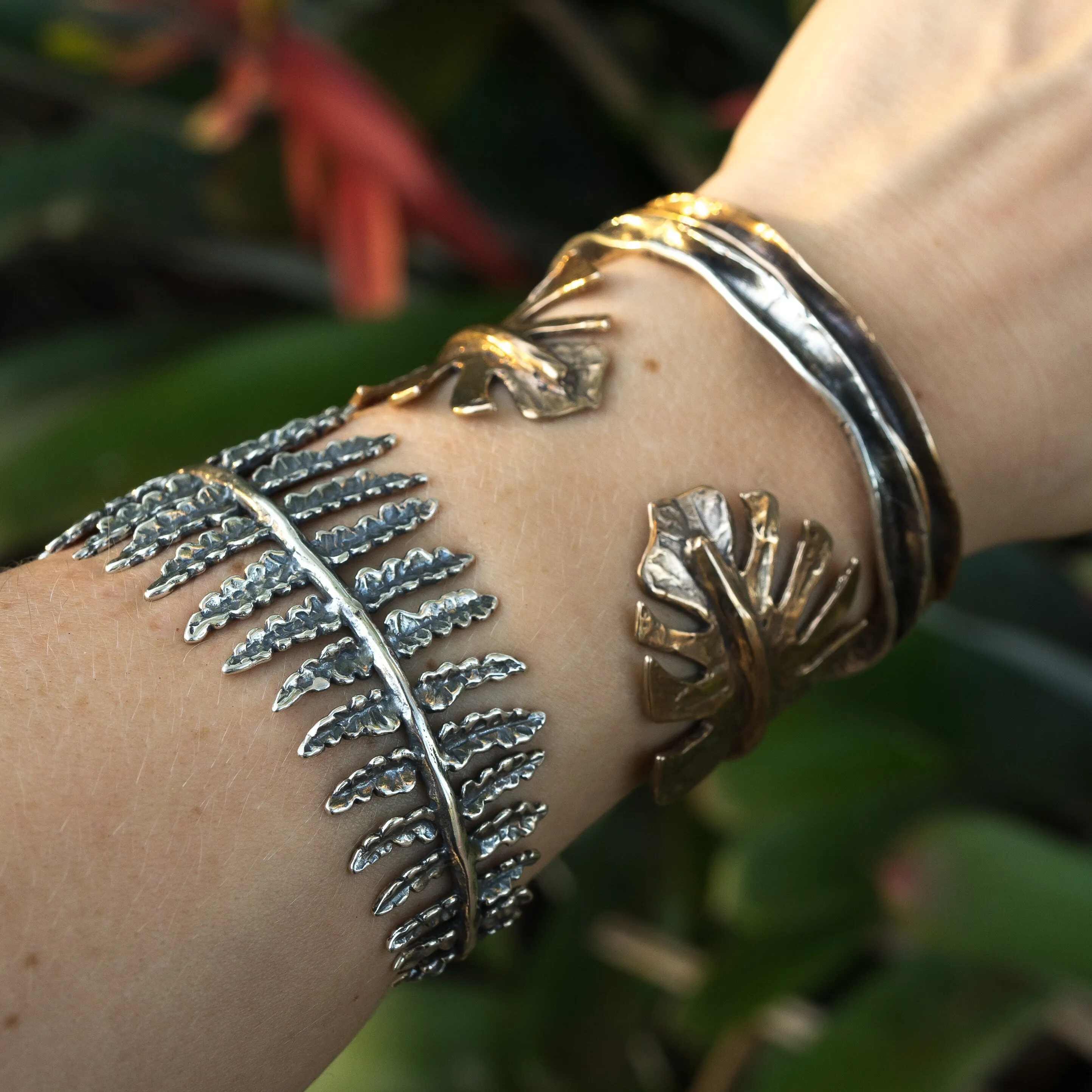 Monstera Leaf Bracelet