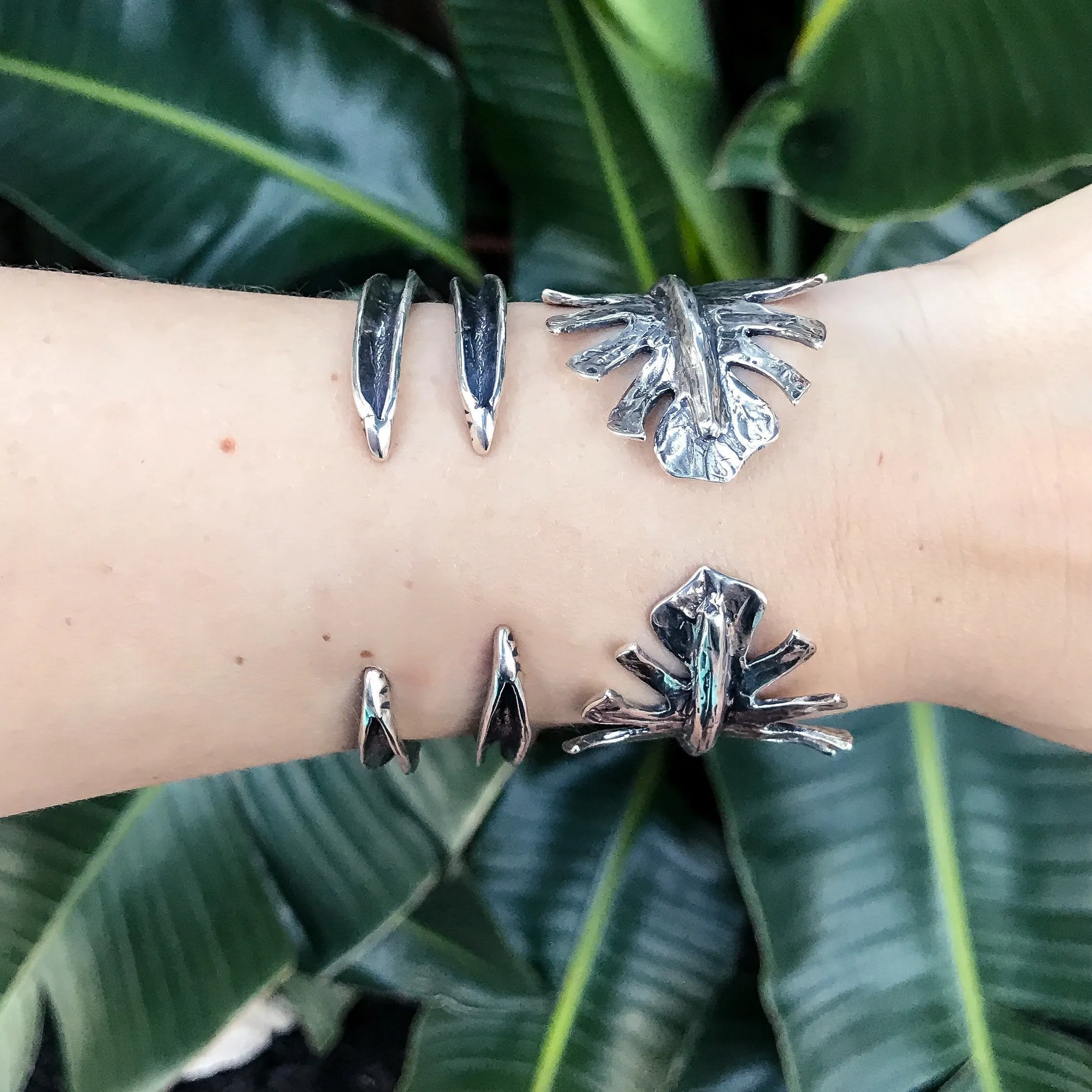 Monstera Leaf Bracelet