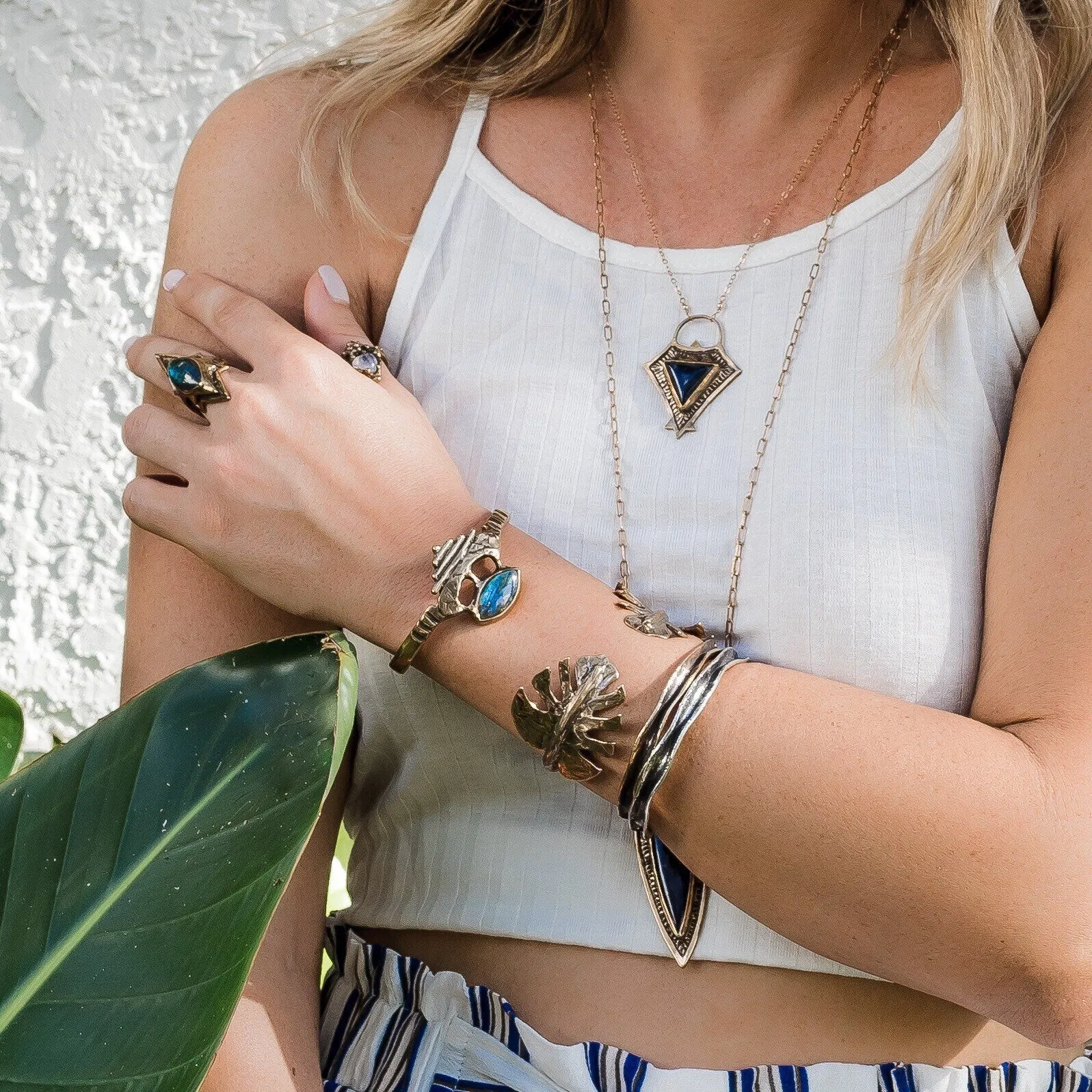 Monstera Leaf Bracelet