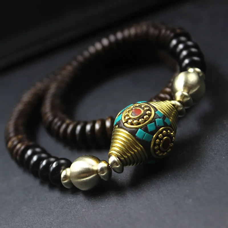 Nepali Coconut Shell Bracelet Women's Original Design Ethnic Style Retro Personality Bracelet