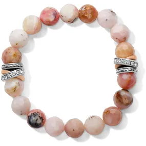 Neptune's Rings Pink Opal Stretch Bracelet