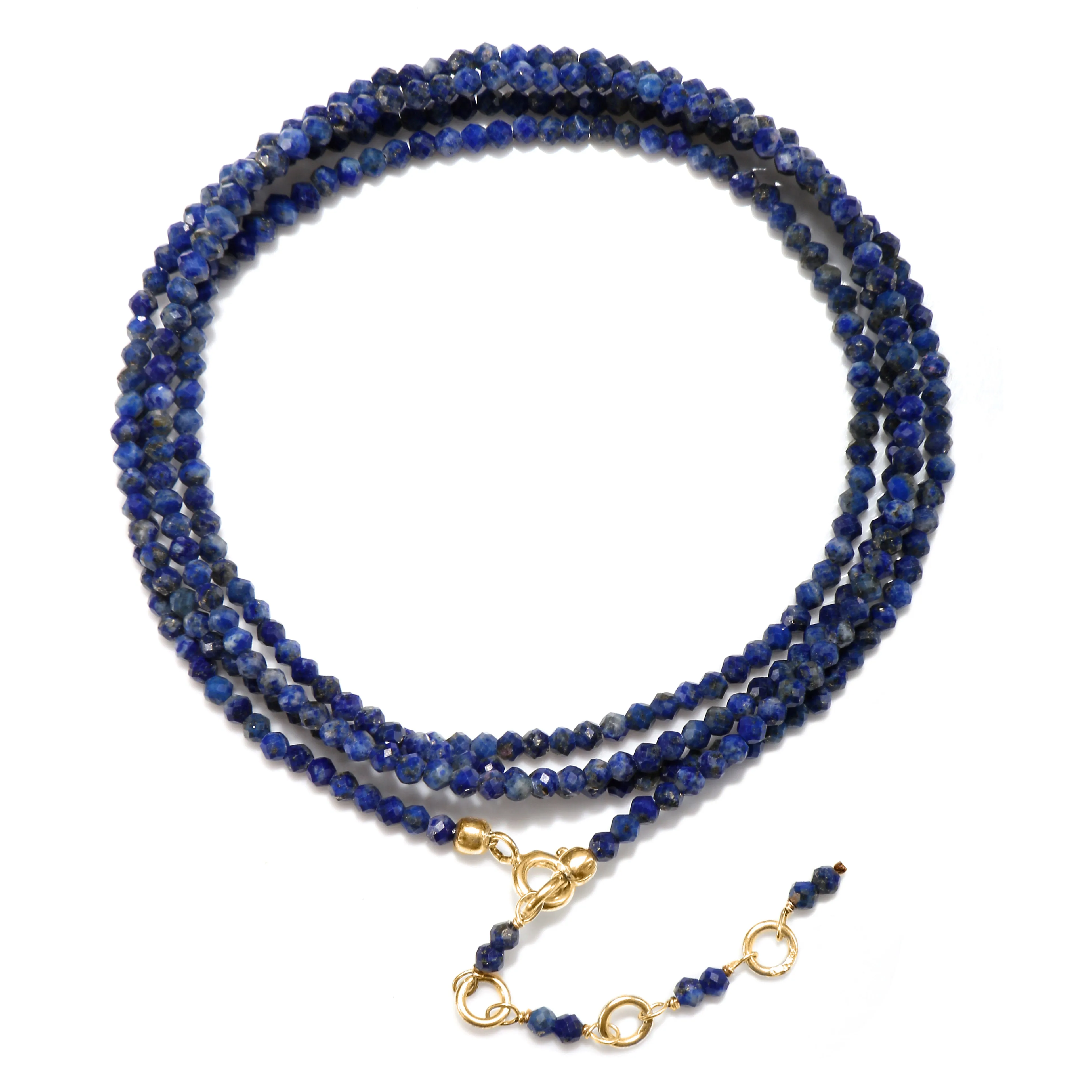 New! Gemstone Wrap-Lapis