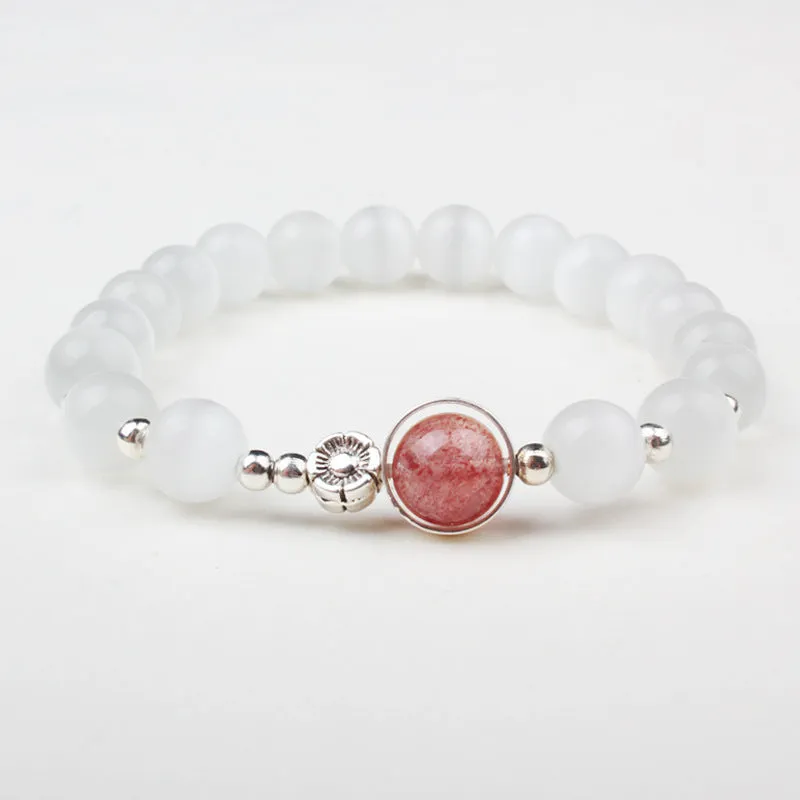 Opal and Agate Sterling Silver Bracelet - Fortune's Favor Collection