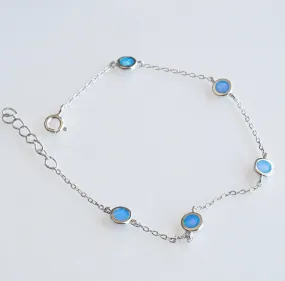 Opal Bubbles Bracelet .925 sterling silver